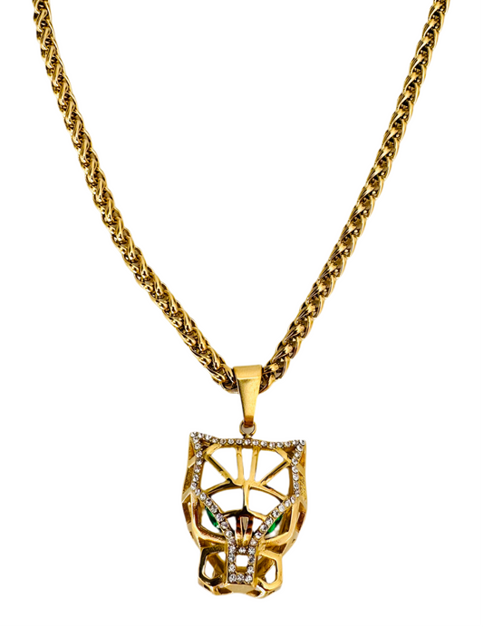 Collier Torsade Jaguar Luxe